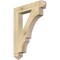 Ekena Millwork Balboa Arts & Crafts Rough Sawn Bracket, Douglas Fir, 4"W x 24"D x 32"H BKT04X24X32BOA03RDF - alternate 1